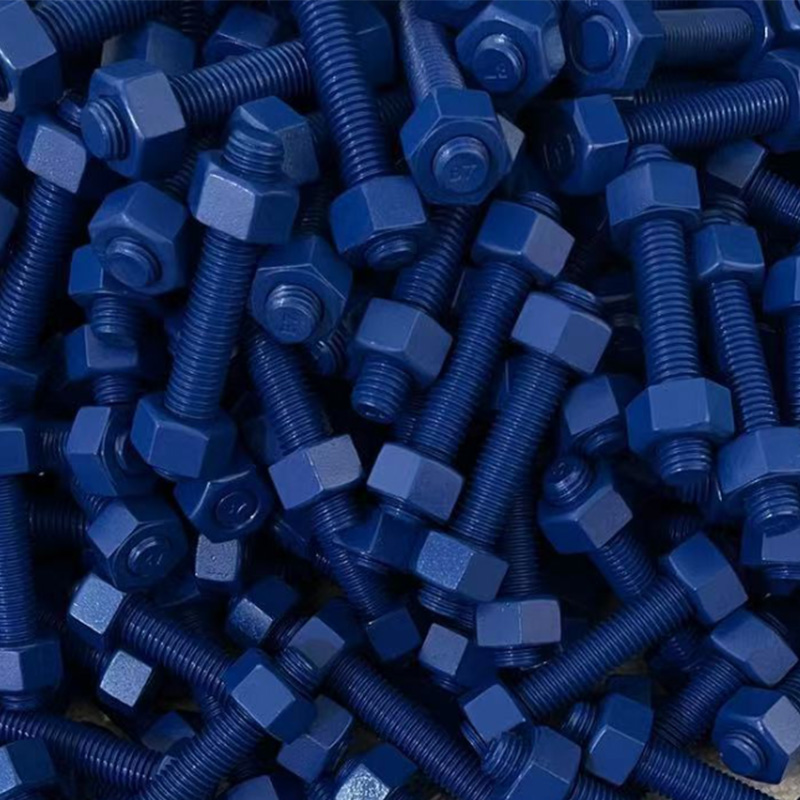 Teflon Blue Stud Bolts Marine Anti-Corrosion Speciaal gebruik
