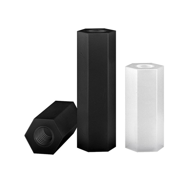 Nylon kolom isolatiekolom zeshoekige nylon moer elektrische accessoires