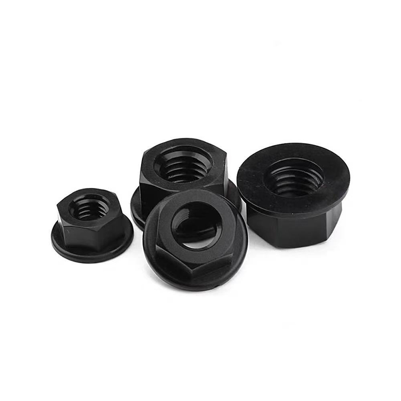 Nylon zeshoekige moer flens hex moer nylon moer elektrische accessoires