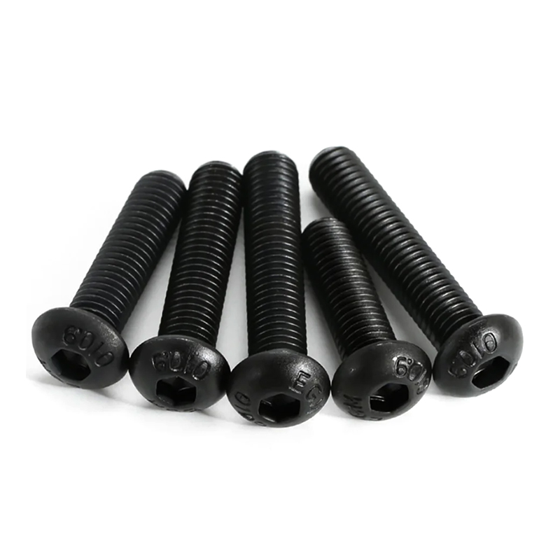 M6*100 gelegeerd staal zwart fosfaat gecoate knopschroeven M6*100 gelegeerd staal zwart fosfaat gecoate knopschroeven