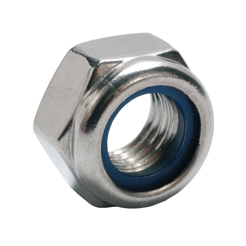 DIN 985 Koolstofstaal verzinkte nylon borgmoer
